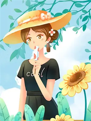 享受稚嫩的女儿